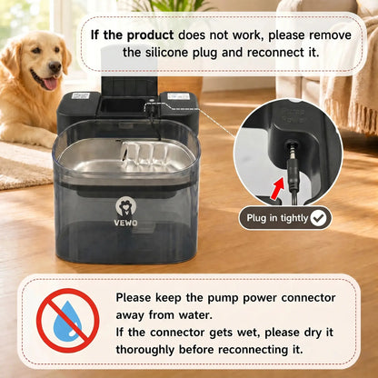 VEWO 11L Dog Water Fountain for Large Dogs